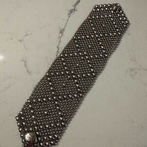 Sergio Gutierrez Silver Mesh Bracelet